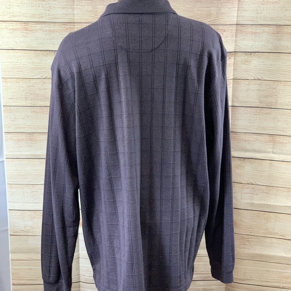 Van Heusen Purple 2 Button Collar Long Sleeve - Picture 2 of 6